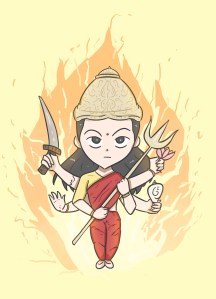 Nandni_Mata_Durga__With_Fire_BG__Full_Size